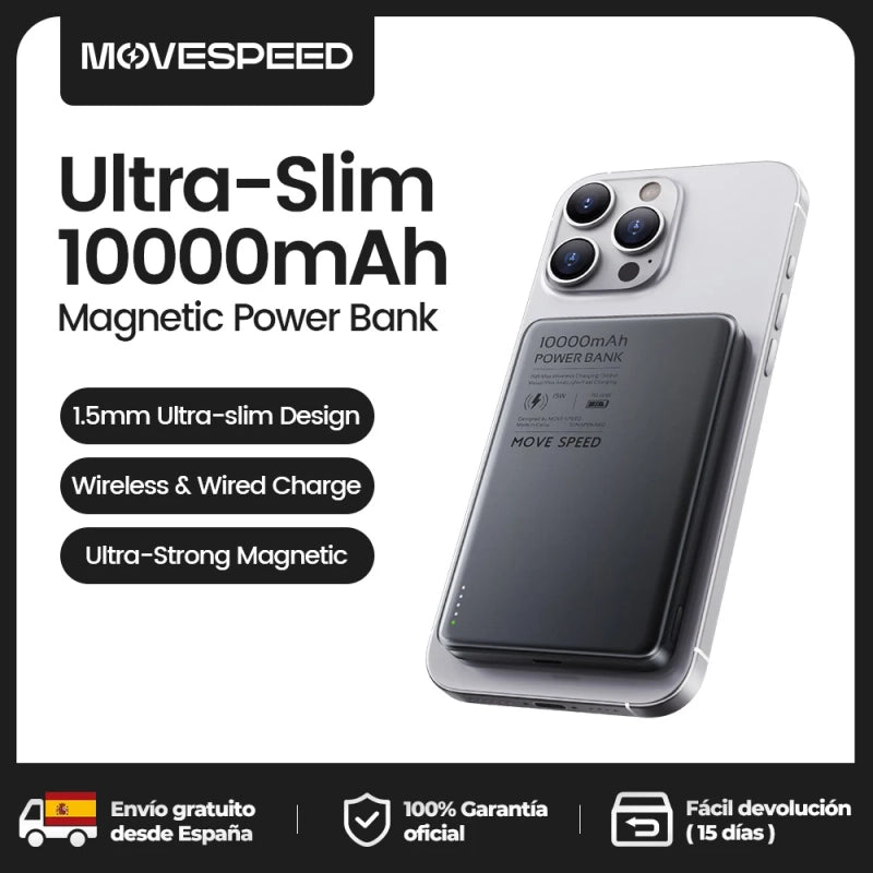 Mágneses Vezeték Nélküli Powerbank